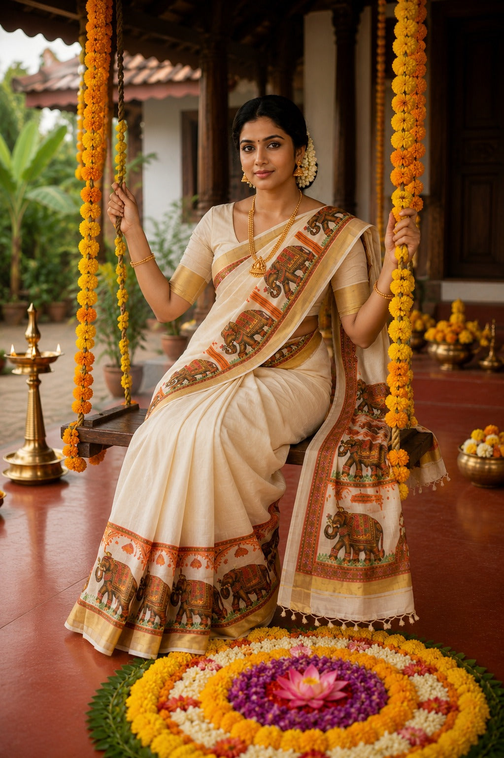 Gajaraja Soft Tissue Saree