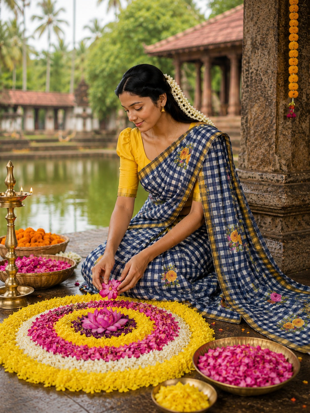 NEW SEMI LINEN SAREE