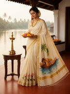 KALYANI SOFT TISSUE ONAM SAREE