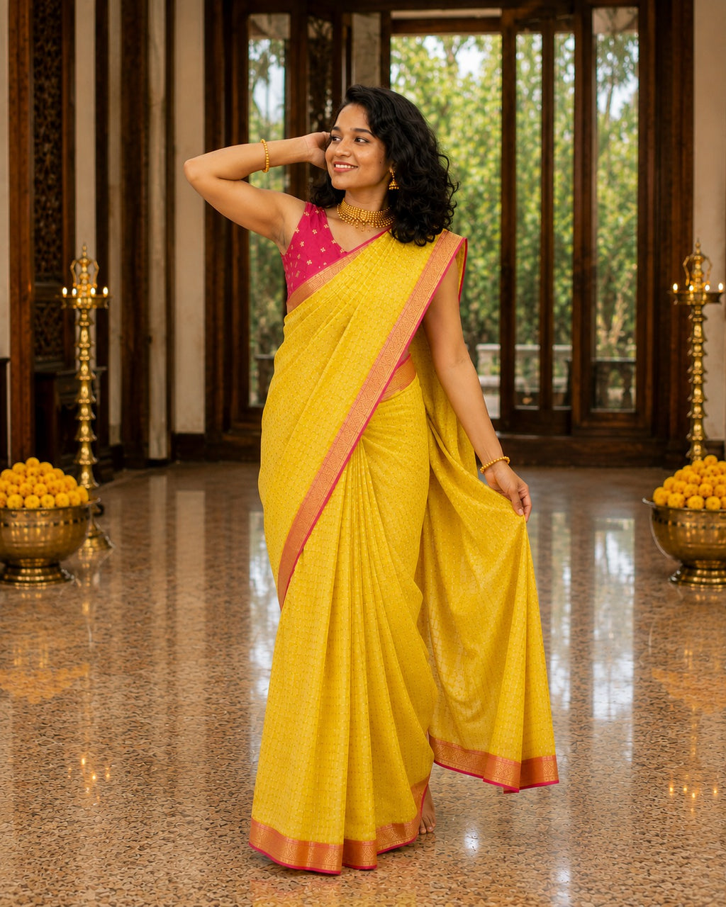 FESTIVE SEMI SILK SAREE